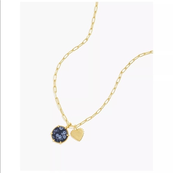 Madewell Jewelry - NWT Madewell Cottage Floral Pendant Necklace